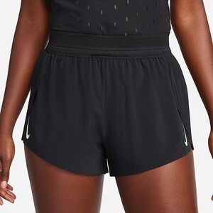 NWT Nike Aeroswoft Dri-Fit ADV Black Athletic Shorts with Underwear Lining XL